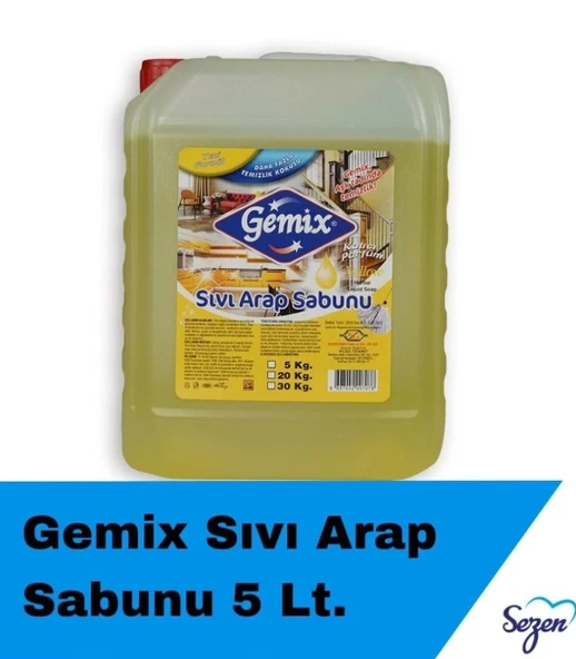 Gemix Sıvı Arap Sabunu 5 Kg