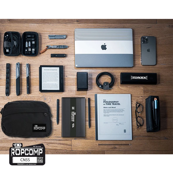 Ropcomp Harici HDD Taşıma Omuz Çantası Eko Geniş Siyah - 2