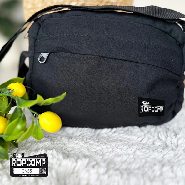 Ropcomp Harici HDD Taşıma Omuz Çantası Eko Geniş Siyah - 5