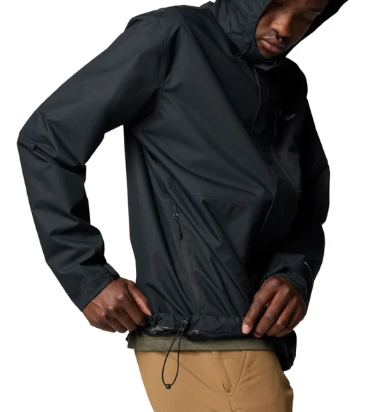 Columbia Hikebound™ II Jacket Siyah Erkek Outdoor Yağmurluk WM2619 - Resim 6