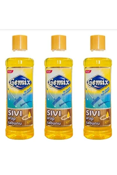 Gemix Sıvı Arap Sabunu 1000 ml X 3 Adet