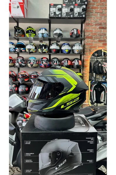 LS2 STREAM 2 ROAD MAT SIYAH-GRI-MAVI-KIRMIZI KASK