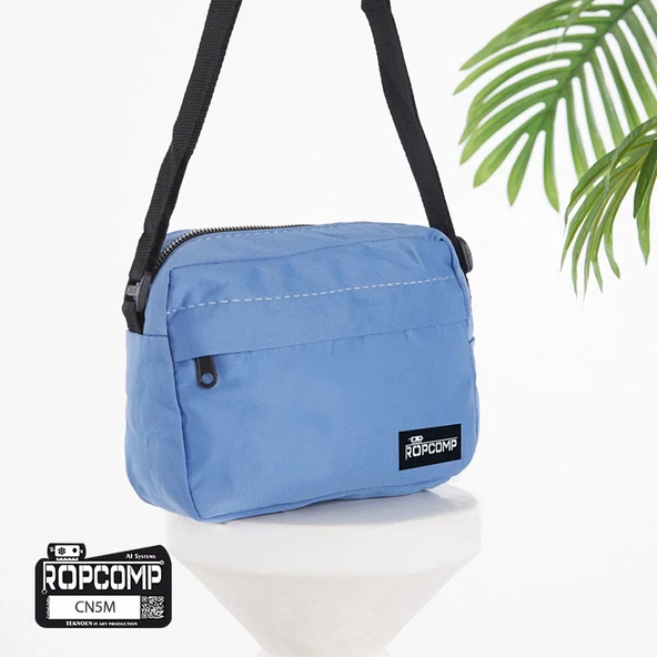 Ropcomp Harici HDD Taşıma Omuz Çantası Eko Geniş Mavi - 3