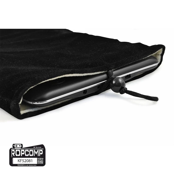 Ropcomp Taşıma Kılıfı Kadife Kumaş 21x14 cm (7'' Tablet, 3.5" HDD & 2.5" Harici HDD Uyumlu) - 3