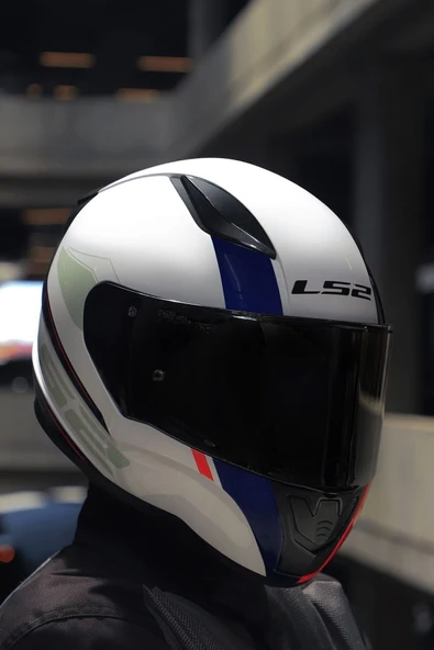 LS2 RAPID 2 DRIVEWAY BEYAZ-MAVI KASK - 6