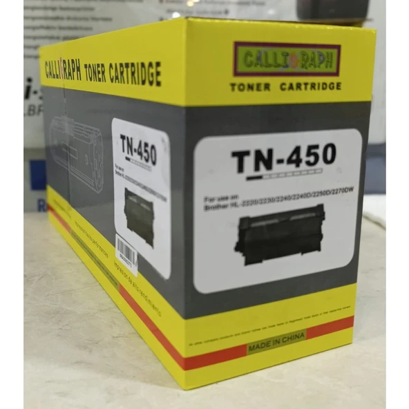 Calligraph Brother TN-2280/2260 (TN-450) Muadil Lazer Toner