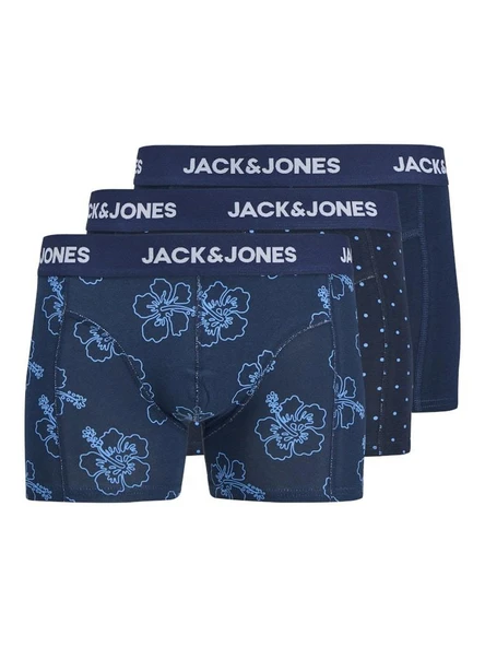Jack Jones Canthony Prınt 3 Lü Paket Erkek Boxer 12298171 ürün görseli 1
