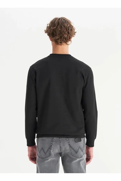 Wrangler Erkek Interlock Sweatshirt W2520534001 - Resim 5