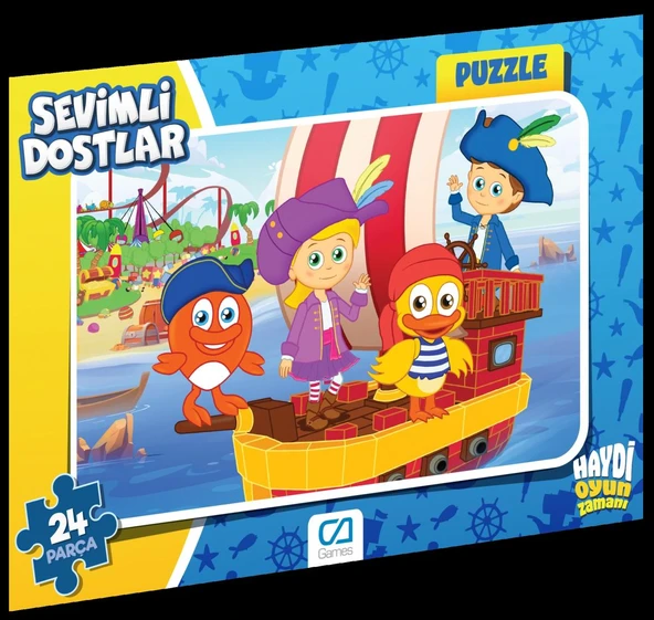 CA Games Taşıtlar 24 Parça Çocuk Puzzle ürün görseli