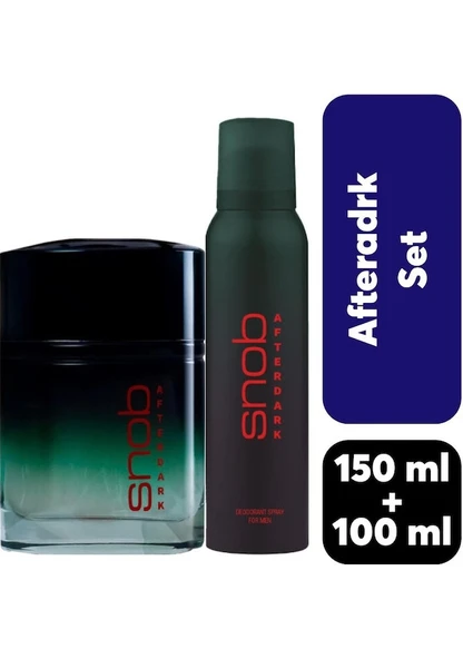 SNOB AFTERDARK EAU DE TOILETTE&DEODORANT SPRAY FOR MEN ürün görseli