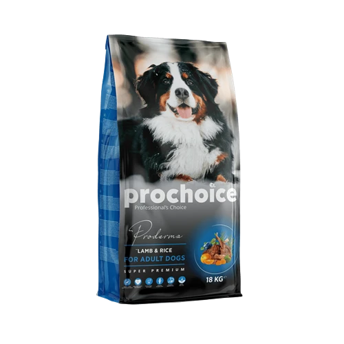 Prochoice Yetişkin Köpekler İçin, Hipoalerjenik, Kuzu Etli Ve Pirinçli Kuru Mama 18 kg ürün görseli