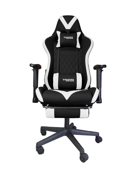 Twisted Minds Comfort E-Spor Oyuncu Koltuğu - Siyah / Beyaz ürün görseli 1