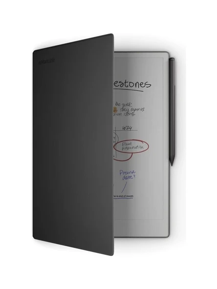 reMarkable Paper Pro  | Marker Plus | Premium Siyah Deri Kılıf - 2