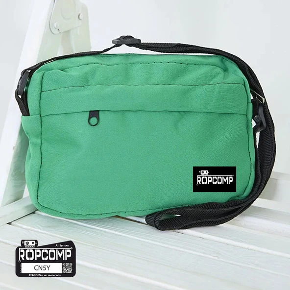 Ropcomp Harici HDD Taşıma Omuz Çantası Eko Geniş Yeşil - 3