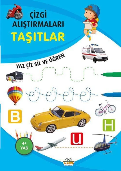 Taşıtlar - Çizgi Alıştırmaları ürün görseli