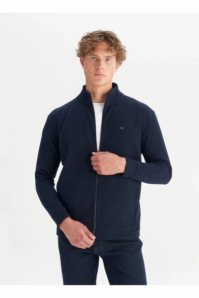 Wrangler Erkek Selanik Full Zip Sweatshirt W2520533410 - Resim 3