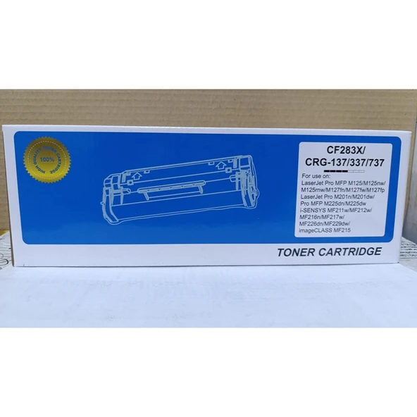 No Name Hp CF283X / Canon CRG-137/337/737 Muadil Lazer Toner