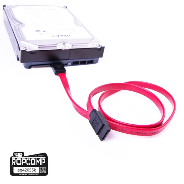 Ropcomp Harddisk HDD SSD DVD Rom SATA 3.0 Veri Kablosu 6.0 Gbps ürün görseli