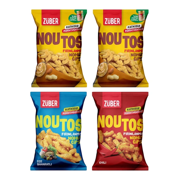 Züber Noutos Nohut 55 gr 4 lü Karma Paket ürün görseli