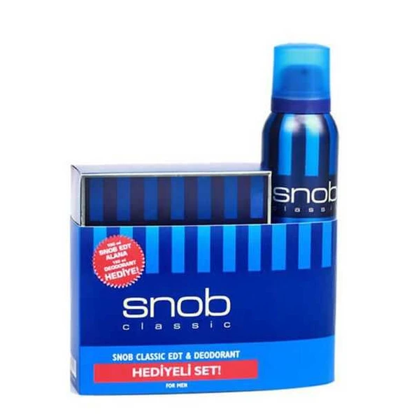 SNOB Classic Erkek Parfüm Edt 100 ml Deodorant 150 ml ürün görseli