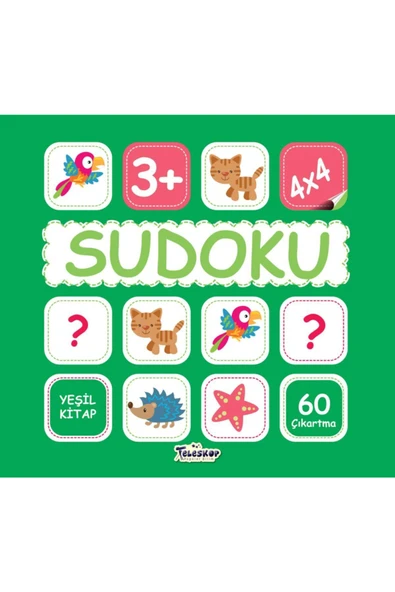 Sudoku 4x4 - Yeşil Kitap ürün görseli