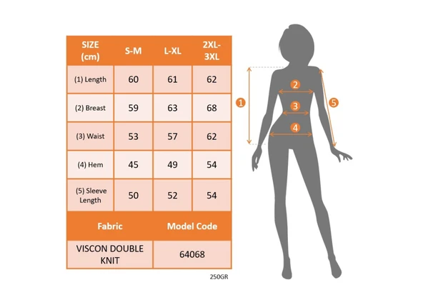 Kadın Uzun Kollu Bisiklet Yaka Desenli Viskon Iki Iplik Bluz - Resim 6