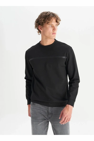 Wrangler Erkek Interlock Sweatshirt W2520534001 - Resim 3