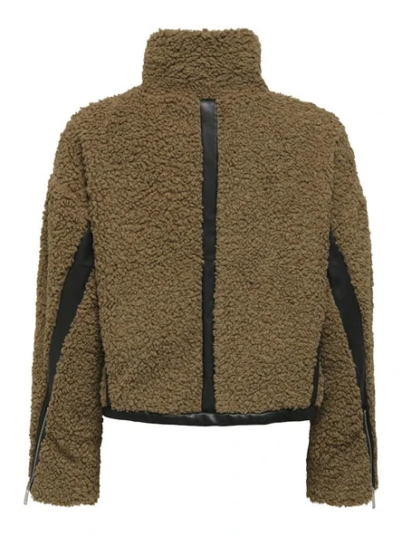 Only Pattı Lıfe Teddy Kadın Ceket 15349409 - Resim 6