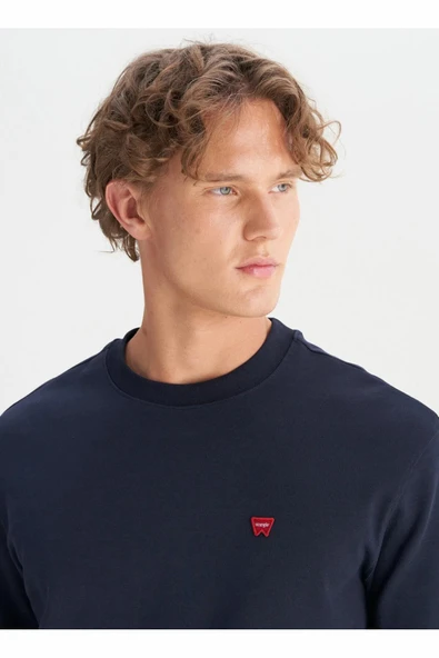 Wrangler Erkek Patch Logo Erkek Sweatshirt W2520255410 - Resim 4