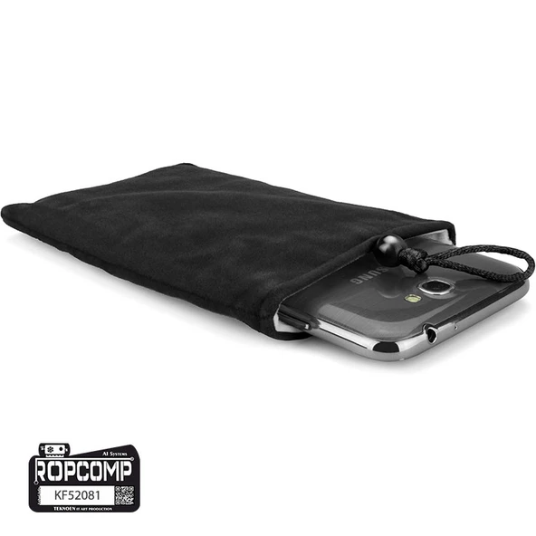 Ropcomp Taşıma Kılıfı Kadife Kumaş 21x14 cm (7'' Tablet, 3.5" HDD & 2.5" Harici HDD Uyumlu) - 2