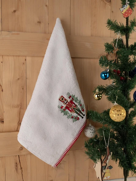 Pamuklu 2'li 45x70 cm Lüks & Modern Nakışlı Hediyelik Havlu Seti Baveno - Resim 8