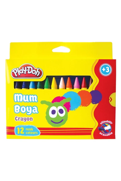 Play Doh 12 Renk Crayon Karton Kutu 11 mm Play-cr0 ürün görseli