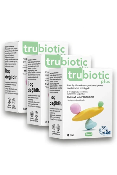 Trubiotic Plus Probiyotik 8 ml 3 Adet ürün görseli 1