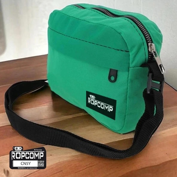 Ropcomp Harici HDD Taşıma Omuz Çantası Eko Geniş Yeşil - 5