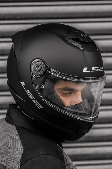 LS2 STREAM 2 MAT SIYAH KASK - 3