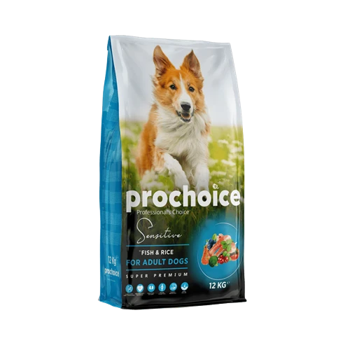 Prochoice Yetişkin Hassas Köpekler İçin, Hipoalerjenik, Balıklı Ve Pirinçli Kuru Mama 3 kg
