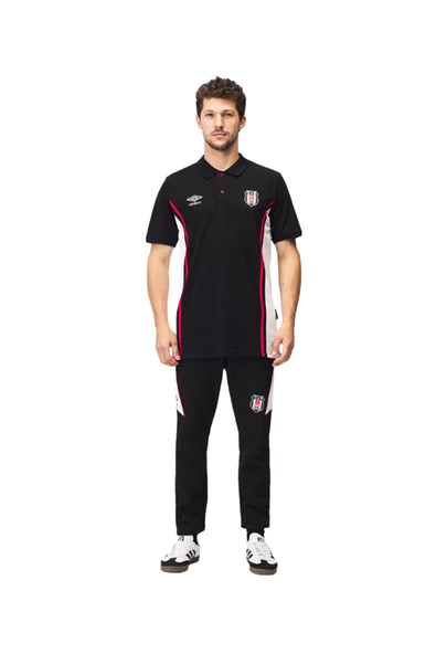 Beşiktaş Orijinal Lisanslı Siyah Polo Yaka T-Shirt - Resim 2