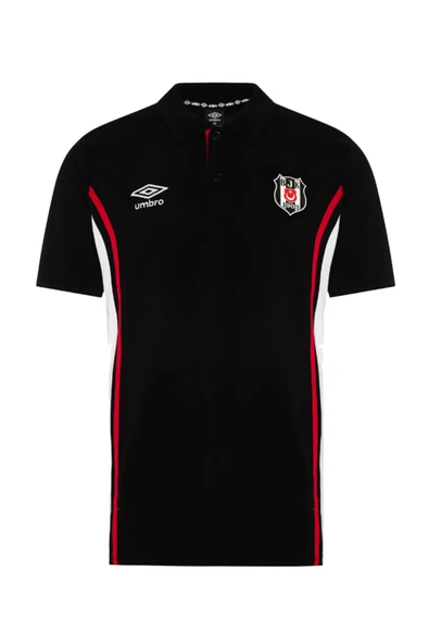 Beşiktaş Orijinal Lisanslı Siyah Polo Yaka T-Shirt ürün görseli