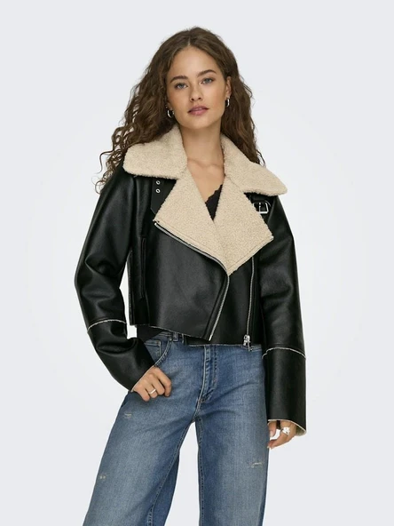 Only Dora Bonded Kadın Ceket 15349067 - Resim 3