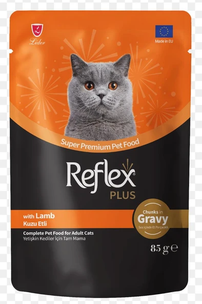 Reflex Plus Et Parçacıklı Kuzu Etli Yetişkin Mama ürün görseli