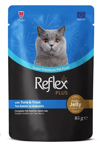 Reflex Plus Et Parçacıklı Ton ve Alabalıklı Yetişkin Mama ürün görseli