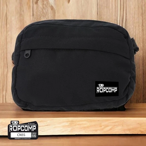 Ropcomp Harici HDD Taşıma Omuz Çantası Eko Geniş Siyah - 4