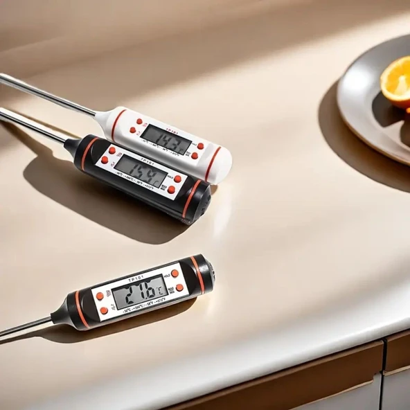 Dijital Gıda Termometresi Süt,Et,Yoğurt Mayalama,Mama Derecesi Ölçer Gıda Termometresi (5284) - 2