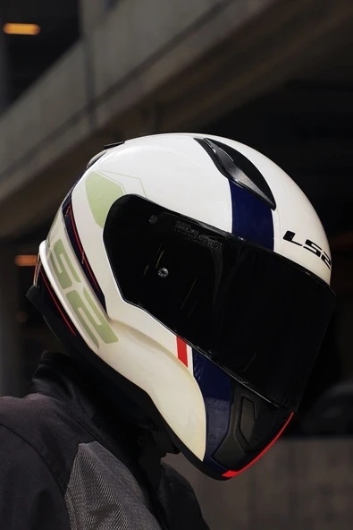 LS2 RAPID 2 DRIVEWAY BEYAZ-MAVI KASK - 7