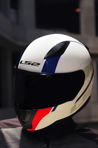 LS2 RAPID 2 DRIVEWAY BEYAZ-MAVI KASK - 5