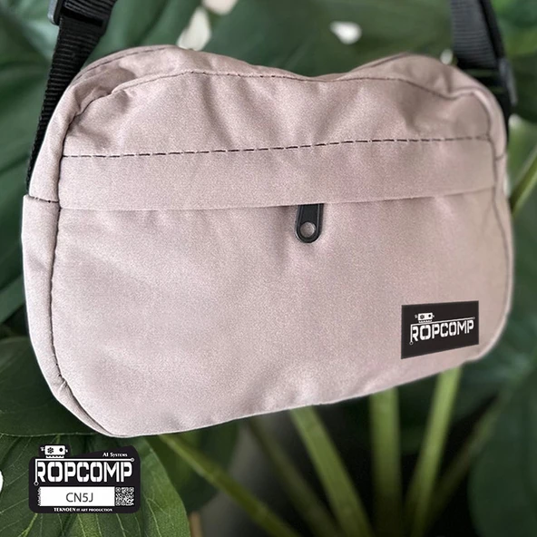 Ropcomp Harici HDD Taşıma Omuz Çantası Eko Geniş Bej - 3
