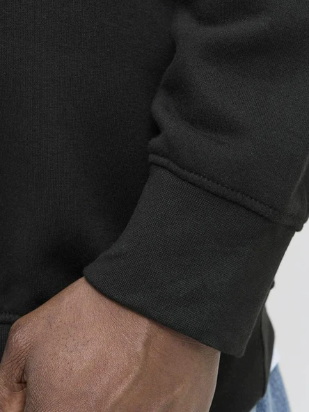 Jack Jones Soho Bisiklet Yaka Büyük Beden Erkek Sweat 12284682 - Resim 7