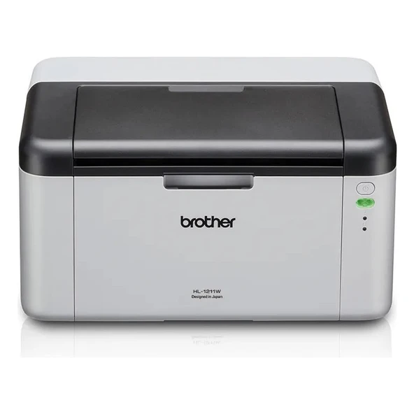 Brother HL-1211W Lazer Yazıcı (2 Adet Orjinal Tonerli)