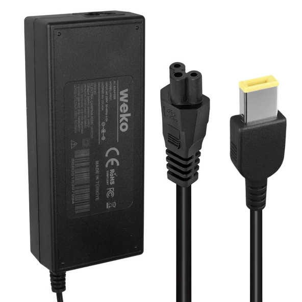 Weko 20 Volt 4.5 Amper 90 Watt Usb Tip Uçlu Notebook Adaptör ürün görseli 1