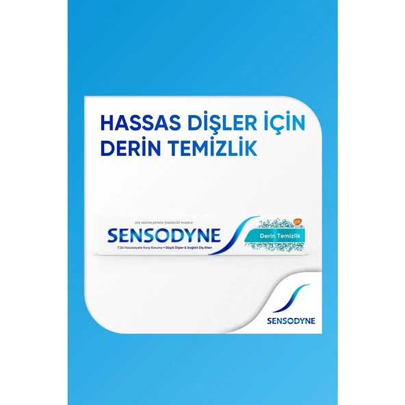Sensodyne Diş Macunu Derin Temizlik Günlük Koruma 75 ml Hassas Dişler İçin - Resim 3